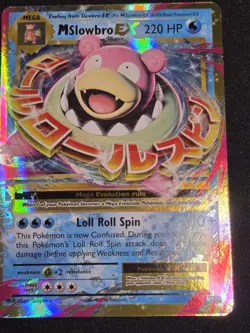 M Slowbro EX No. 27 Pokemon XY Evolutions Holo Rare NM - Image 1