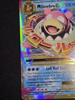 M Slowbro EX No. 27 Pokemon XY Evolutions Holo Rare NM - Image 2