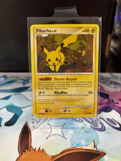 Pokemon Pikachu 94/123 Mysterious Treasures 2007 Electro Recycle BikaBika 60HP - Image 2