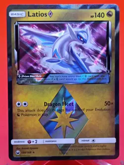 Latios Prism Star 108/168 Celestial Storm Near Mint Pokemon TCG - Image 1