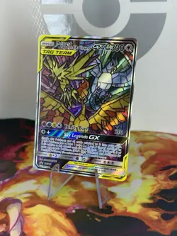 Pokemon Moltres & Zapdos & Articuno GX SM210 TAG TEAM Promo - Image 3