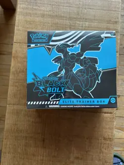 Pokemon TCG Scarlet And Violet Black Bolt Elite Trainer Box ETB SEALED - Image 1