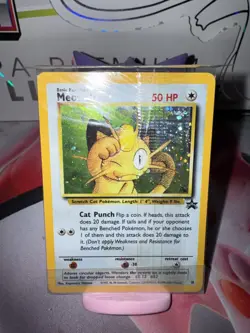 Meowth Pokemon TCG Holo WOTC BLACK STAR GB Promo #10 - FACTORY SEALED 820650805004 - Image 1
