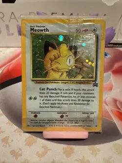 Meowth Pokemon TCG Holo WOTC BLACK STAR GB Promo #10 - FACTORY SEALED 820650805004 - Image 3
