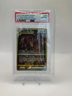 Giratina VSTAR GG69/GG70 Crown Zenith Galarian Gallery Gold Pokemon PSA 10 - Image 4