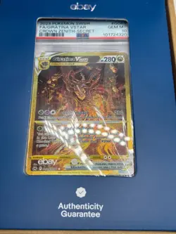 Giratina VSTAR GG69/GG70 Crown Zenith Galarian Gallery Gold Pokemon PSA 10 - Image 5