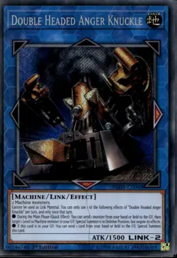 Double Headed Anger Knuckle 1st Ed Secret Rare BLHR-EN048 Yu-Gi-Oh! - Image 1