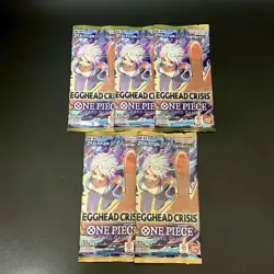 5PACKS EB-04 EGGHEAD CRISIS Booster Pack One Piece Japanese SEALED - Image 1