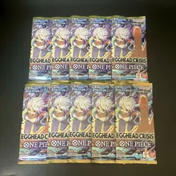 10PACKS EB-04 EGGHEAD CRISIS Booster Pack One Piece Japanese SEALED - Image 1