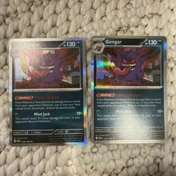 2x Gengar 050/088 Reverse Holo - Perfect Order Pokemon Card - Pack Fresh - Image 1