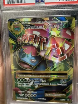 Mega-Venusaur-EX Evolutions Holo Full Art Ultra Rare Card 100/108 PSA10 - Image 3