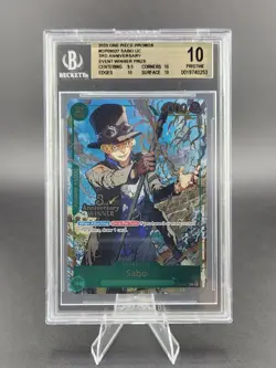 Sabo - (3rd Anniversary Winner) UC One Piece Promotion Cards OP09-027 BGS 10 - Image 1