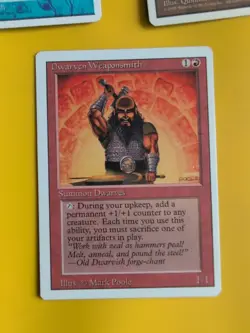 Fellwar Stone,Mana Short & Dwarven Weaponsmith -Magic the Gathering 3 Card. - Image 2