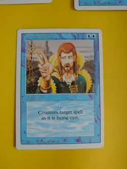 Counterspell. Interrupt. Magic the Gathering Card. Revised. Old Vintage. - Image 2