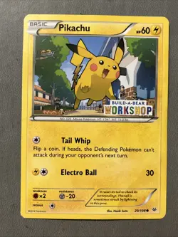 Pikachu - (Build-A-Bear Workshop Exclusive) 020/108 Miscellaneous Cards &... - Image 1