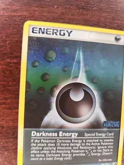 Dark Energy Holo Ex Unseen Forces Pokemon Card WOTC NM - Mint - Image 2