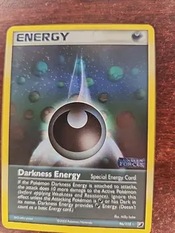 Dark Energy Holo Ex Unseen Forces Pokemon Card WOTC NM - Mint - Image 3