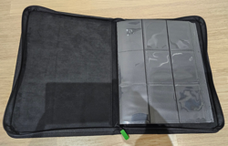 VaultX Exo-Tec Zip Binder for Trading Cards - 360 Pocket (9 per page) - Black - Image 1