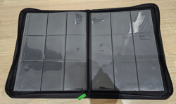 VaultX Exo-Tec Zip Binder for Trading Cards - 360 Pocket (9 per page) - Black - Image 2