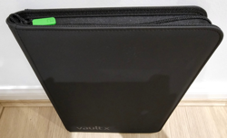 VaultX Exo-Tec Zip Binder for Trading Cards - 360 Pocket (9 per page) - Black - Image 3