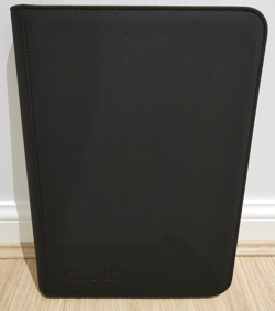 VaultX Exo-Tec Zip Binder for Trading Cards - 360 Pocket (9 per page) - Black - Image 4