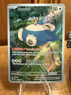 2023 Snorlax 051 Illustration Rare Promo Card - Scarlet & Violet 151 Set - Image 1