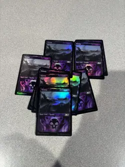 Magic: The Gathering - Foil Basic Land - Showcase - Swamp - Image 1