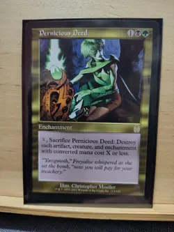 1x Pernicious Deed - NM -Apocalypse Mtg Magic Near Mint - Image 1