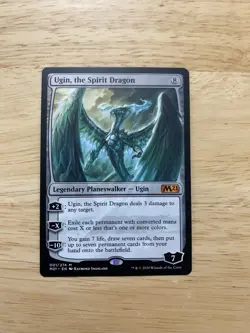 MTG Magic The Gathering Ugin, The Spirit Dragon 001/274 Core Set 2021 LP - Image 1