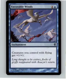 MTG Favorable Winds U Conspiracy 98 NM Magic The Gathering - Image 1