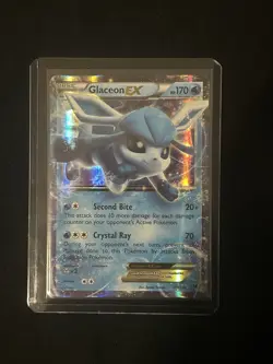 Pokemon TCG Glaceon EX 20/124 Fates Collide Ultra Rare - Image 1