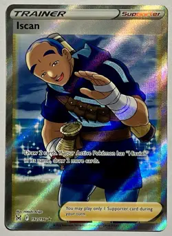 Iscan 192/196 (NM) Full Art Trainer Sword & Shield: Lost Origin 2022 Pokemon - Image 1