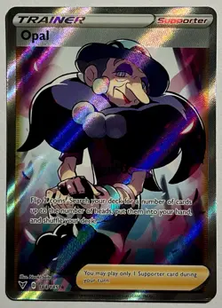 Opal 184/185 (NM) Ultra Rare Sword & Shield: Vivid Voltage 2020 Pokemon - Image 1