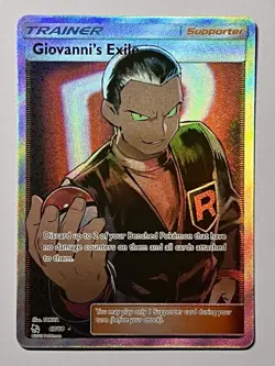 Giovannis Exile 67/68 (NM) Ultra Rare Sun & Moon: Hidden Fates 2019 Pokemon - Image 1