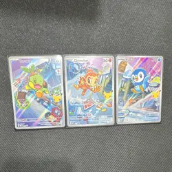 Pokemon First Partner Illustration - Turtwig Chimchar Piplup Gen 4 (Sinnoh) - Image 1