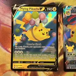 Flying Pikachu V & VMAX - 006 & 007/025 Pokemon TCG Celebrations Anniversary NM - Image 2