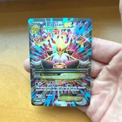 Pokemon M Alakazam EX Fates Collide Ultra Rare Full Art Holo 118/124 - Image 1