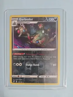 2020 Garbodor 118/192 - Reverse Holo Rare - Rebel Clash - NM/MINT Pokemon TCG - Image 2