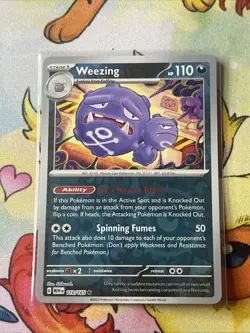 🔥Pokemon - Weezing - Reverse Holo - Rare - 110/165 - S & V: 151 - (NM)🔥 - Image 1