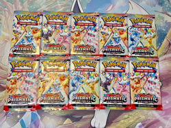 10 x Prismatic Evolutions Booster Pack - Factory Sealed - Pokemon TCG - Image 1