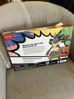 Pokemon Ascended Heroes Premium Poster Collection Mega Lucario EX SEALED - Image 2