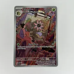Lileep 145/142 Stellar Crown Illustration Rare Full Art Pokemon NM - Image 1