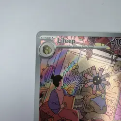 Lileep 145/142 Stellar Crown Illustration Rare Full Art Pokemon NM - Image 3