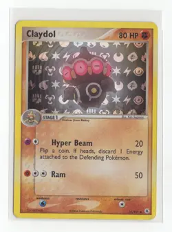 Pokemon TCG Claydol 31/101 Uncommon Reverse Holo EX Hidden Legends Lp - Image 1