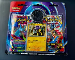 Pokemon Mega Evolution & Phantasmal Flames Raikou Promo 2-Pack Blister Sealed - Image 1