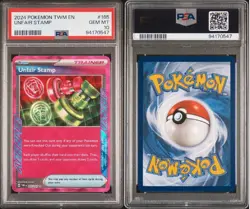 PSA 10 Pokemon TCG Unfair Stamp SV06: Twilight Masquerade 165/167 ACE Spec Rare - Image 1