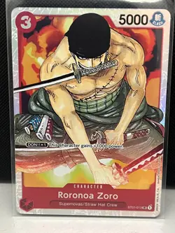ST01-013 Roronoa Zoro One Piece TCG Englisch NM - Image 1