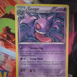 Pokemon Gengar 60/162 Breakthrough Holo Rare Stage 2 130 HP 2015 Card - Image 1