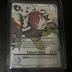 Takumi Aiba (SP Rare) - BT23 Digimon Card Game - Image 1