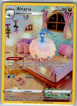 Altaria GG19/GG70 Crown Zenith: Galarian Gallery - Pokemon Card - NM - Image 1